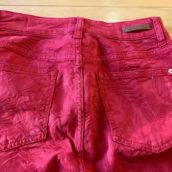 Pilcro and the Letterpress red textured high waist jean - Picture 6 of 8